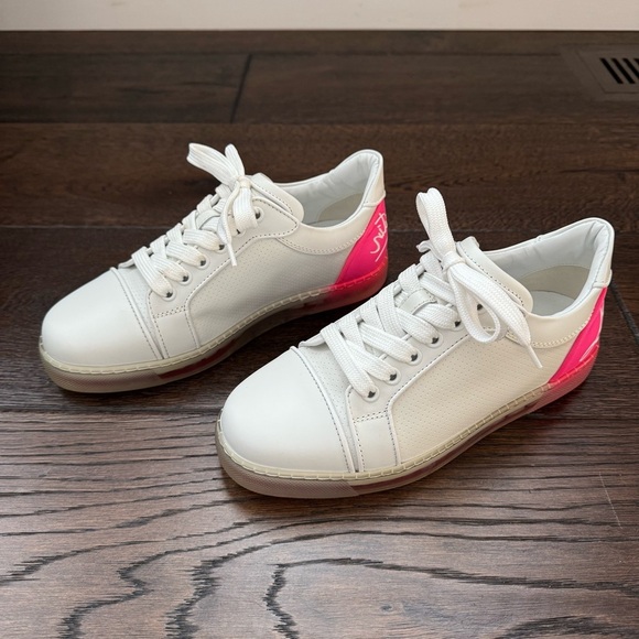 Christian Louboutin Fun Vieira Leather Sneakers - Picture 3 of 11